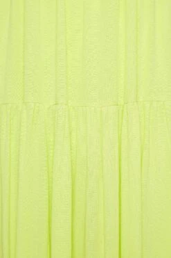 YOURS Curve Lime Green Shirred Strappy Sundress 9 YOURS Curve Lime Green Shirred Strappy Sundress -Saga Dresses Shop de612285 95a9 48 137428 Z