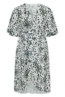 YOURS LONDON Curve White Dalmatian Print Wrap Dress 10 YOURS LONDON Curve White Dalmatian Print Wrap Dress -Saga Dresses Shop dedd092d cff7 45 161349 F