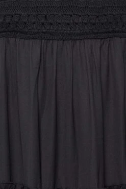 LIMITED COLLECTION Curve Black Crochet Tiered Midaxi Dress -Saga Dresses Shop e0382f91 c89d 49 215581 Z