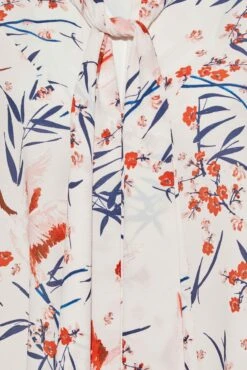 YOURS Curve White & Pink Floral Print Swing Shirt 9 YOURS Curve White & Pink Floral Print Swing Shirt -Saga Dresses Shop e8d7bd53 c995 47 173865 Z