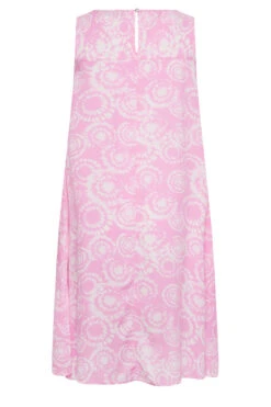 YOURS Curve Light Pink Tie Dye Print Swing Dress 11 YOURS Curve Light Pink Tie Dye Print Swing Dress -Saga Dresses Shop e9456700 4bf8 41 137447 Y