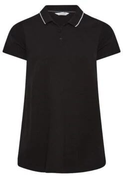 YOURS 2 PACK Curve Black & White Polo Top -Saga Dresses Shop eac47437 1893 43 320797 X