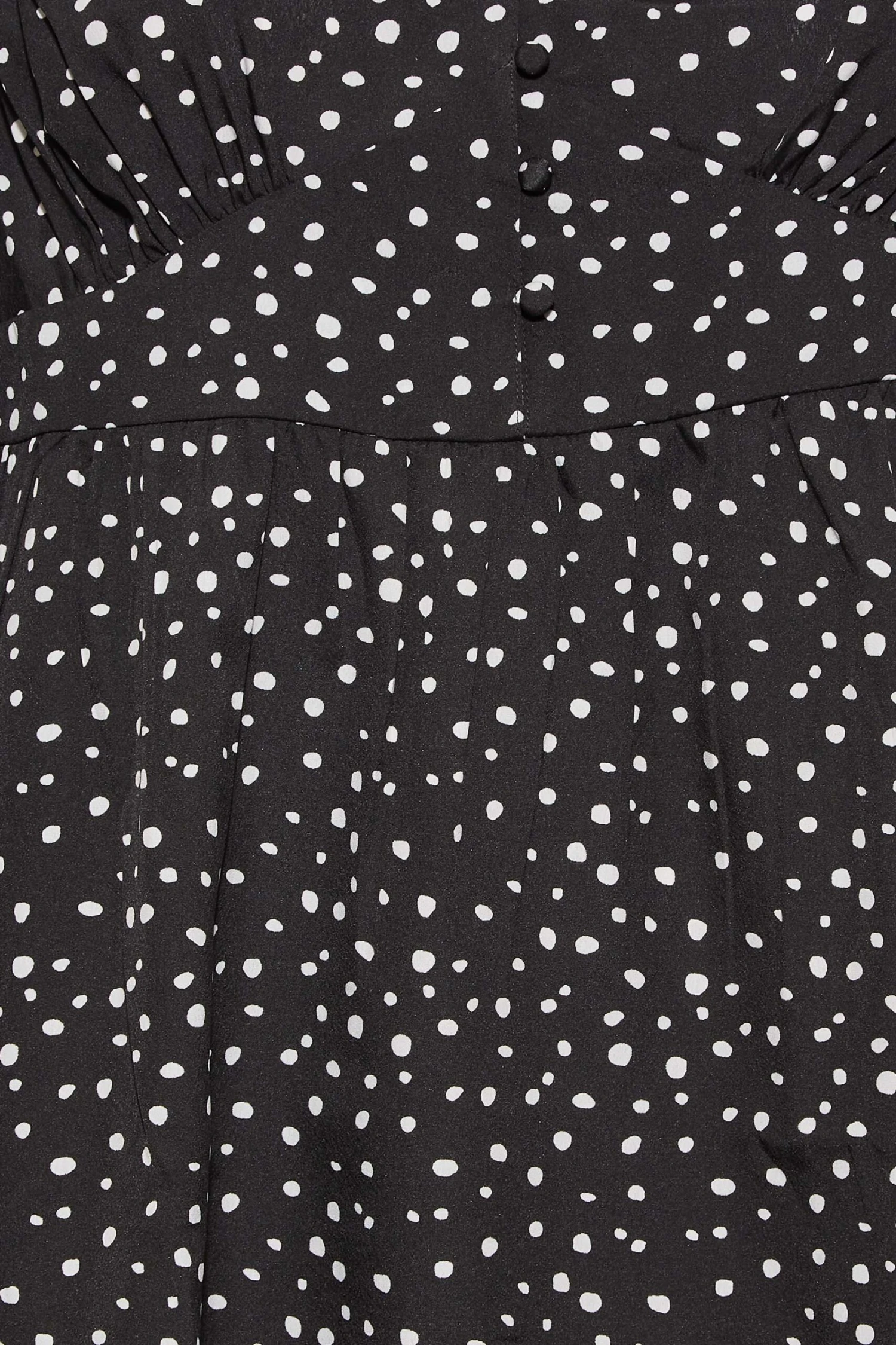 LIMITED COLLECTION Curve Black Spot Print Peplum Blouse 4 LIMITED COLLECTION Curve Black Spot Print Peplum Blouse - Image 4