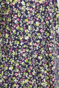 YOURS Curve Black Floral Strappy Cold Shoulder Top -Saga Dresses Shop ec03962d 55f5 4e 300809 Z