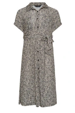 YOURS Curve Beige Brown Animal Print Spilt Hem Midaxi Shirt Dress 10 YOURS Curve Beige Brown Animal Print Spilt Hem Midaxi Shirt Dress -Saga Dresses Shop ec2ec41f acf9 42 302077 X
