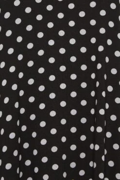 YOURS Curve Black Polka Dot Print Dipped Hem Vest Top 7 YOURS Curve Black Polka Dot Print Dipped Hem Vest Top -Saga Dresses Shop efb5a771 135f 4d 302251 Z