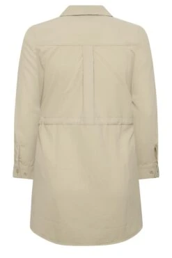 YOURS Curve Brown Utility Tunic Shirt -Saga Dresses Shop f034b468 192b 40 131729 Y