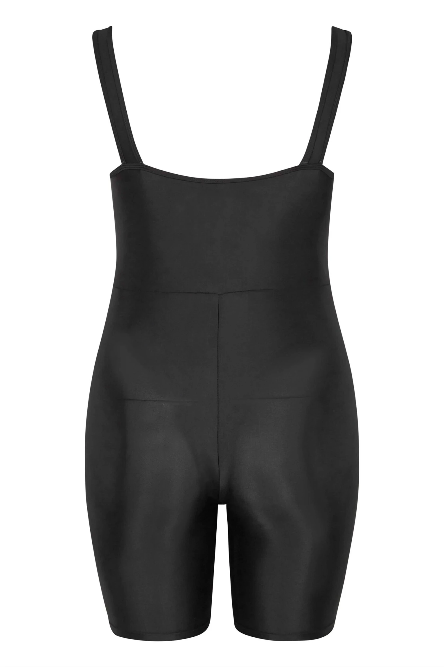 YOURS Curve Black Tummy Control Swim Unitard 6 YOURS Curve Black Tummy Control Swim Unitard - Image 6
