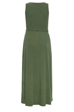 YOURS Curve Green Button Through Sleeveless Maxi Dress 11 YOURS Curve Green Button Through Sleeveless Maxi Dress -Saga Dresses Shop f57893fa 654a 4f 137542 Y