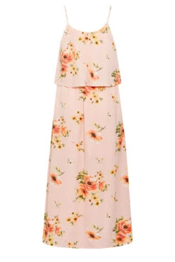YOURS LONDON Curve Light Pink Floral Overlay Maxi Dress 11 YOURS LONDON Curve Light Pink Floral Overlay Maxi Dress -Saga Dresses Shop f57ab2c1 0195 4c 161943 Y