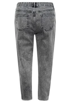 YOURS Curve Grey Ripped MOM Jeans 9 YOURS Curve Grey Ripped MOM Jeans -Saga Dresses Shop f7219ec5 84ee 48 143012 Y