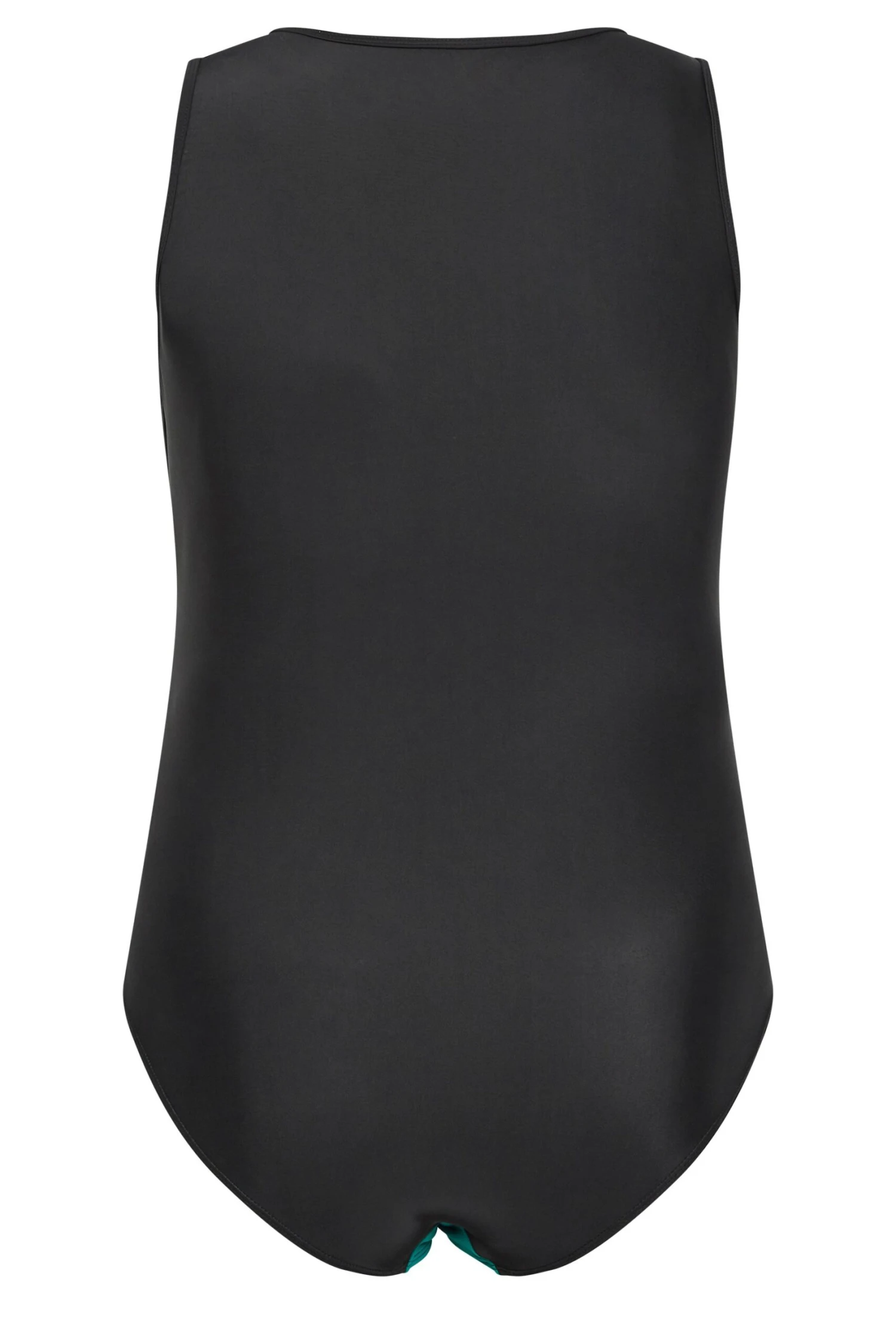 YOURS Curve Blue Zip Front Tummy Control Swimsuit 7 YOURS Curve Blue Zip Front Tummy Control Swimsuit - Image 7