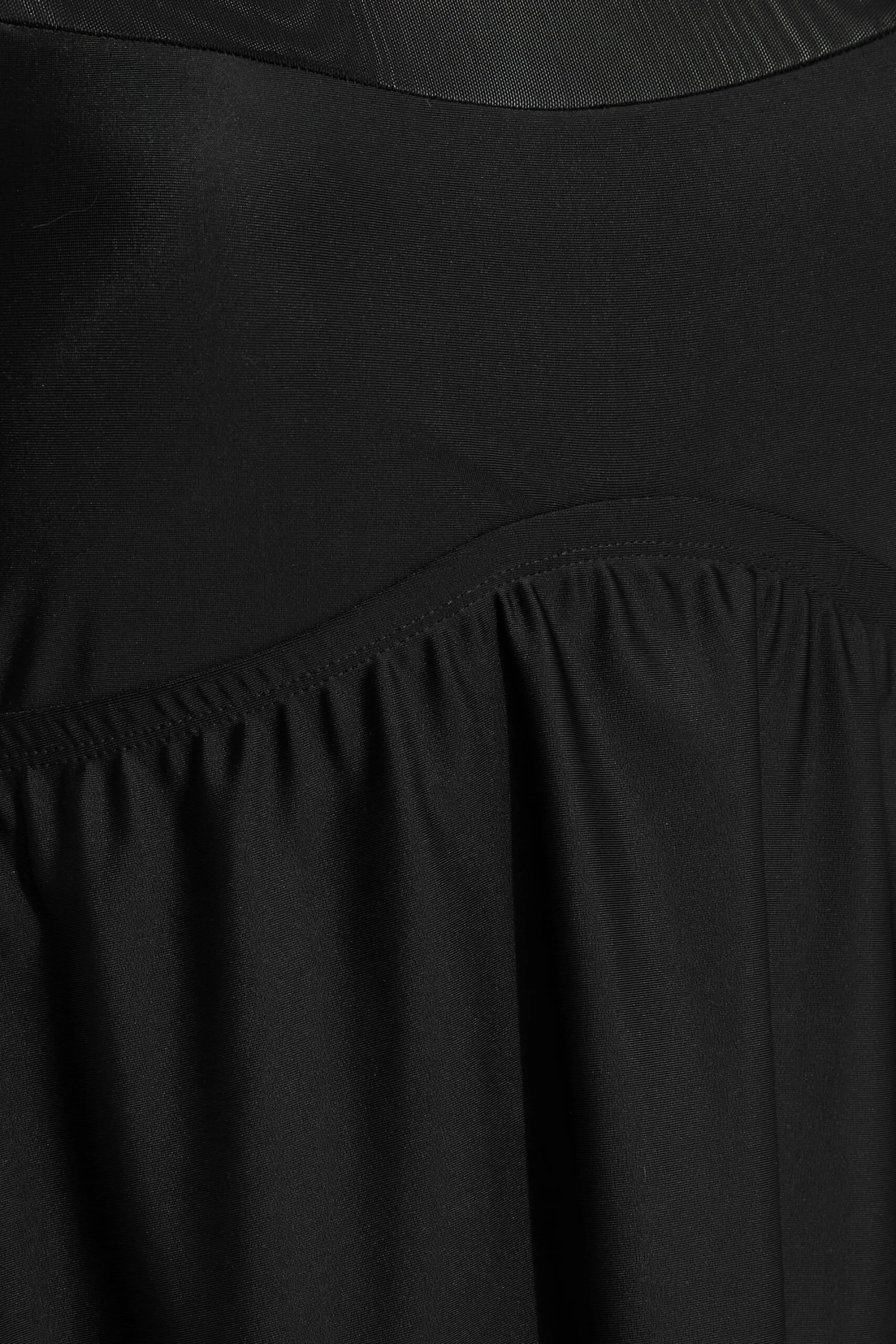 YOURS Curve Black Mesh Panel Tummy Control Swim Dress 7 YOURS Curve Black Mesh Panel Tummy Control Swim Dress - Image 7