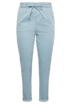 YOURS Curve Light Blue Paperbag Waist Stretch MOM Jeans 6 YOURS Curve Light Blue Paperbag Waist Stretch MOM Jeans -Saga Dresses Shop fd8c35d4 8be6 41 143263 X